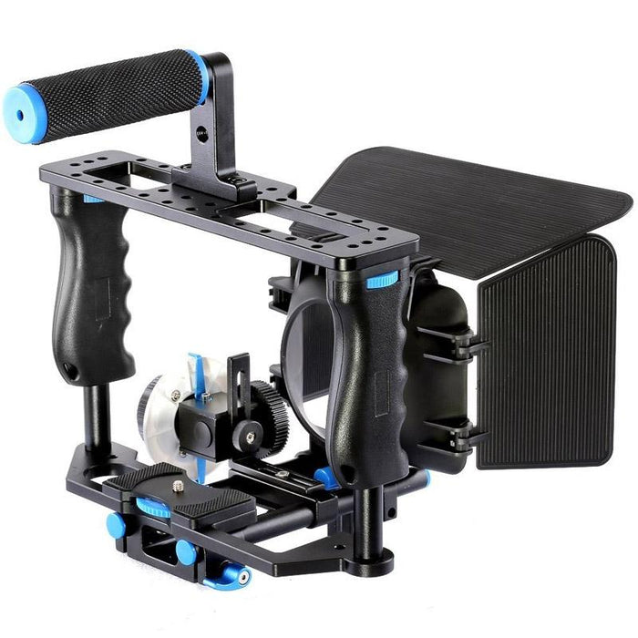 Ylg1103A-B Large Handle Video Camera Cage Stabilizer & Matte Box Kit For Dslr Camera / Video Camera