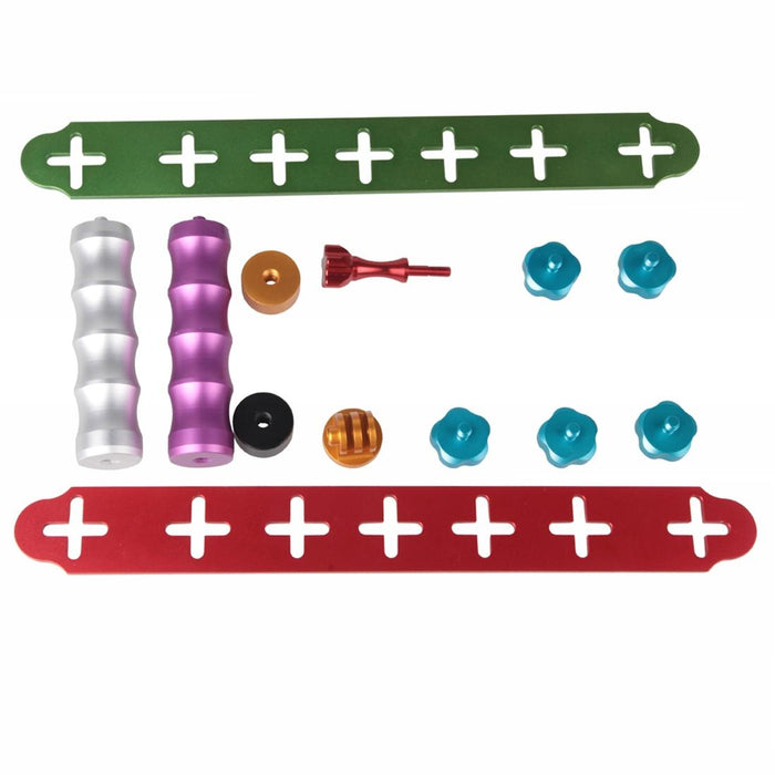 Aluminum Dual Grip Stabilizer for Action Cameras with Jaws