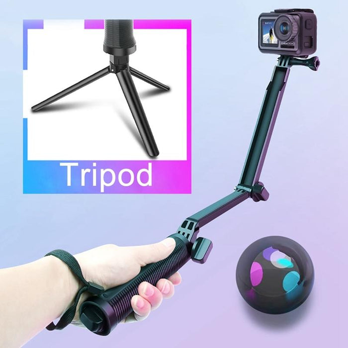 3 Way Monopod Tripod Grip Super Portable Magic Mount Selfie