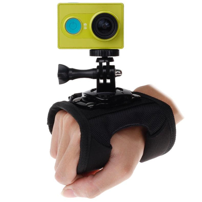 360 Degree Rotation Mount Wrist Strap Palm Holder