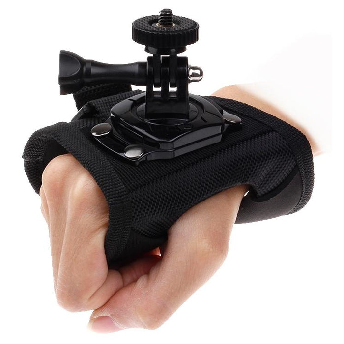 360 Degree Rotation Mount Wrist Strap Palm Holder