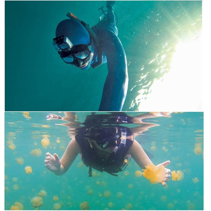 Underwater Camera Mask for Action Cameras - Compatible