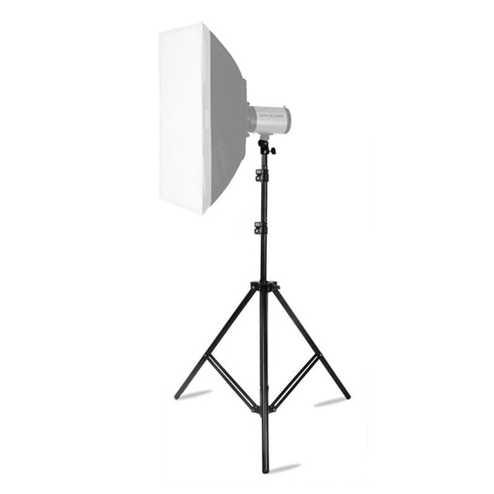 68Cm-200Cm Height Professional Photography Aluminum Lighting Stand For Studio Flash Light Black