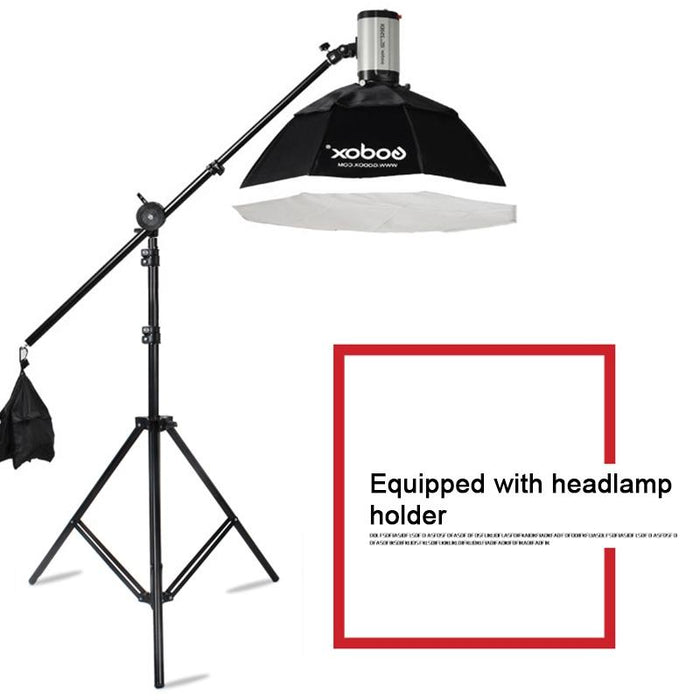 68Cm-200Cm Height Professional Photography Aluminum Lighting Stand For Studio Flash Light Black