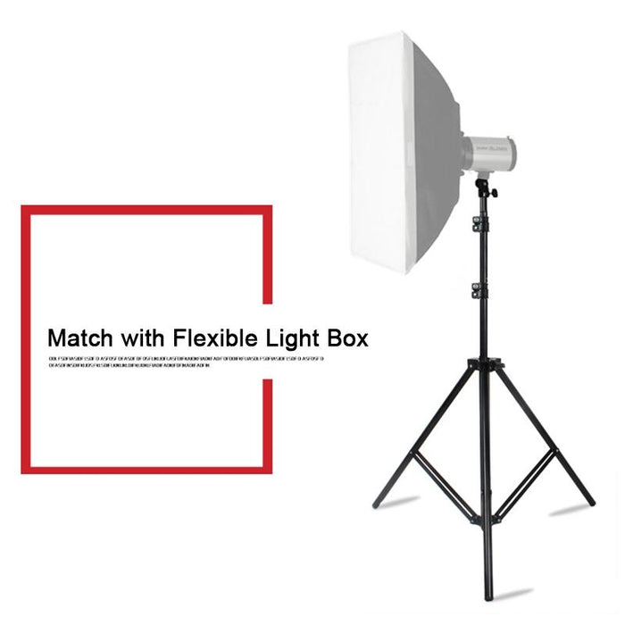 68Cm-200Cm Height Professional Photography Aluminum Lighting Stand For Studio Flash Light Black