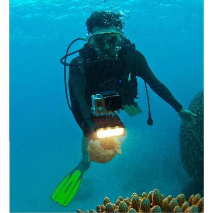Waterproof Video Light for Action Cameras - 3 Modes
