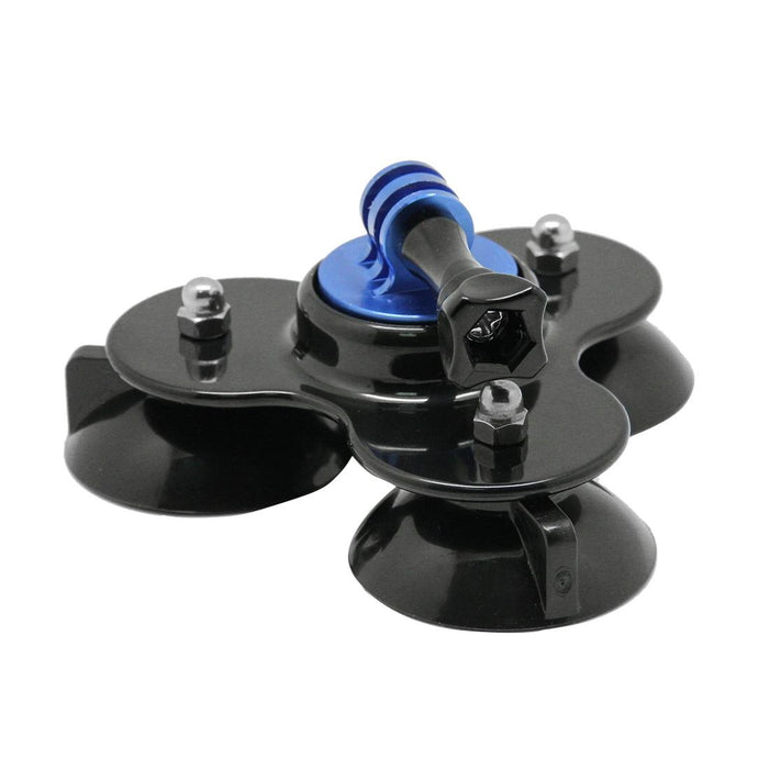 Universal Suction Cup Mount for Action Cameras with Tripod