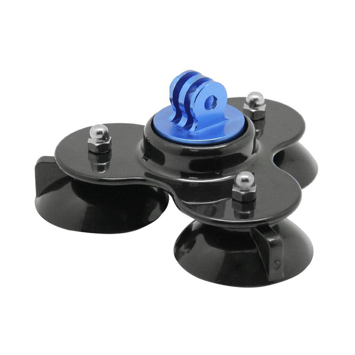 Universal Suction Cup Mount for Action Cameras with Tripod
