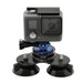 Universal Suction Cup Mount for Action Cameras with Tripod