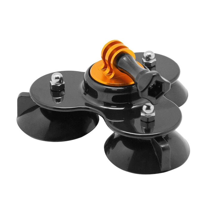 Universal Suction Cup Mount for Action Cameras with Tripod
