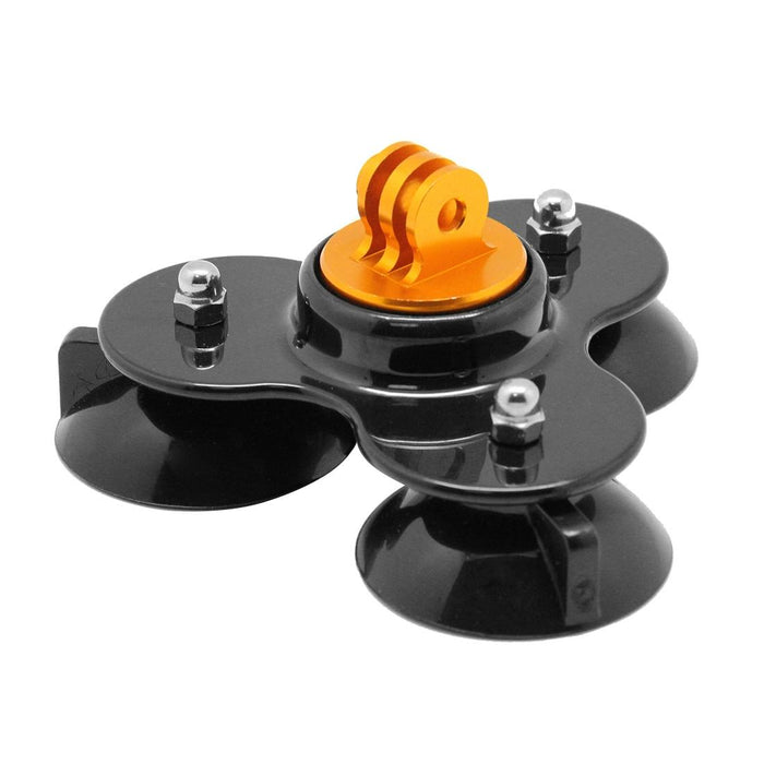 Universal Suction Cup Mount for Action Cameras with Tripod