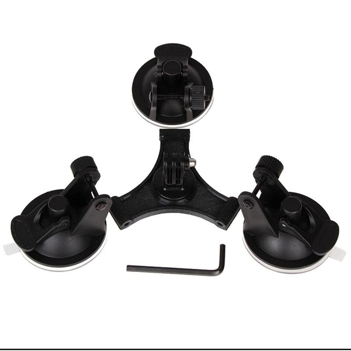 Triangle Direction Suction Cup Mount With Hexagonal