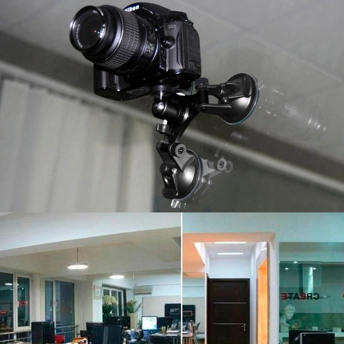 Triangle Direction Suction Cup Mount With Hexagonal