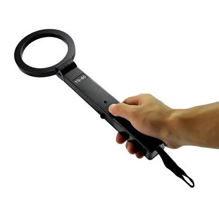 Ts-80 Portable Folding Hand-Held Security Metal Detector Scanner Black