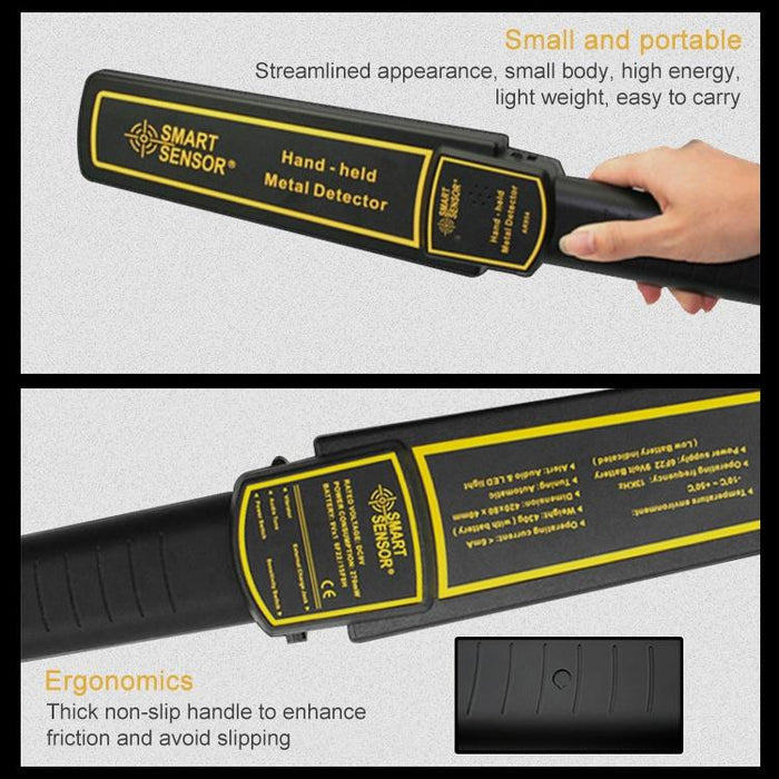 Ar954 Handheld Security Metal Detector - Detection Distance 60Mm