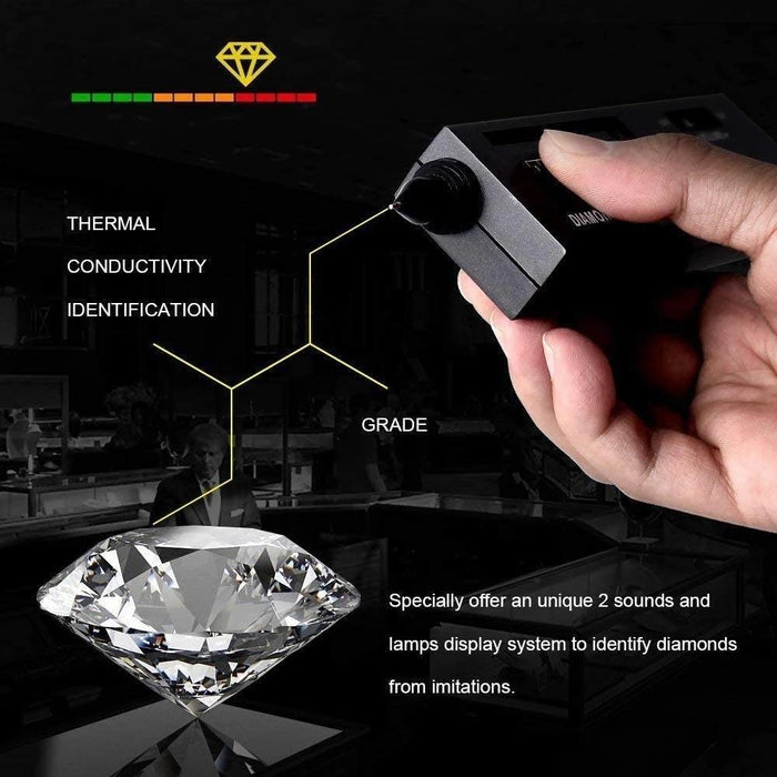 Diamond Selector Ll With Led Indicator Dc 9V Battery Black