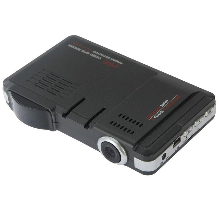 2.0 Lcd Radar Detector Dvr with Laser Gps Logger - Hd 720p