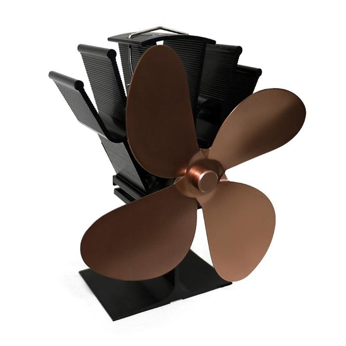 Yl603 Eco-friendly Aluminum Alloy Heat Powered Stove Fan