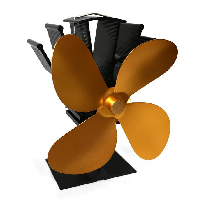 Yl603 Eco-friendly Aluminum Alloy Heat Powered Stove Fan