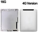 16gb 4g Version Replacement Back Cover For Ipad 3