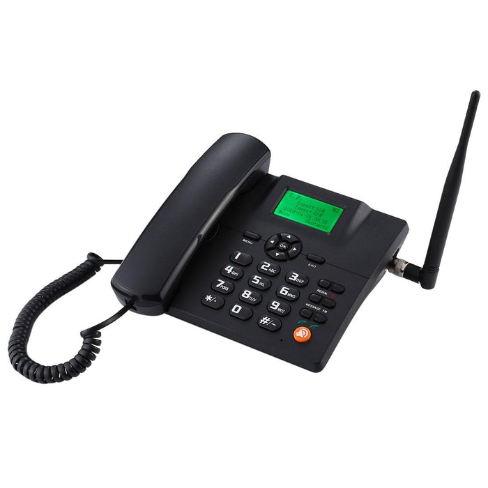 Zt600S 2.4 Inch Tft Screen Fixed Wireless Gsm Business Phone - Gsm 850/900/1800/1900Mhz Black