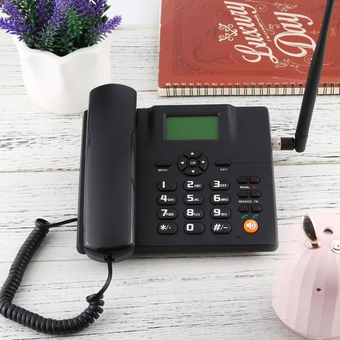 Zt600S 2.4 Inch Tft Screen Fixed Wireless Gsm Business Phone - Gsm 850/900/1800/1900Mhz Black