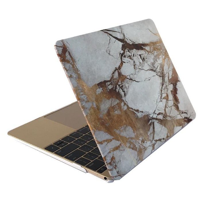 For Macbook Air 11.6 Inch Marble Patterns Apple Laptop Water Decals Pc Protective Case