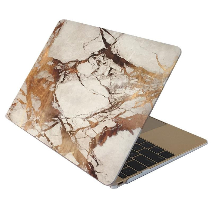 For Macbook Air 11.6 Inch Marble Patterns Apple Laptop Water Decals Pc Protective Case