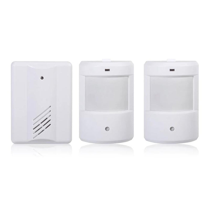 1 To 2 Pir Infrared Sensors Wireless Doorbell Alarm Detector For Home / Office