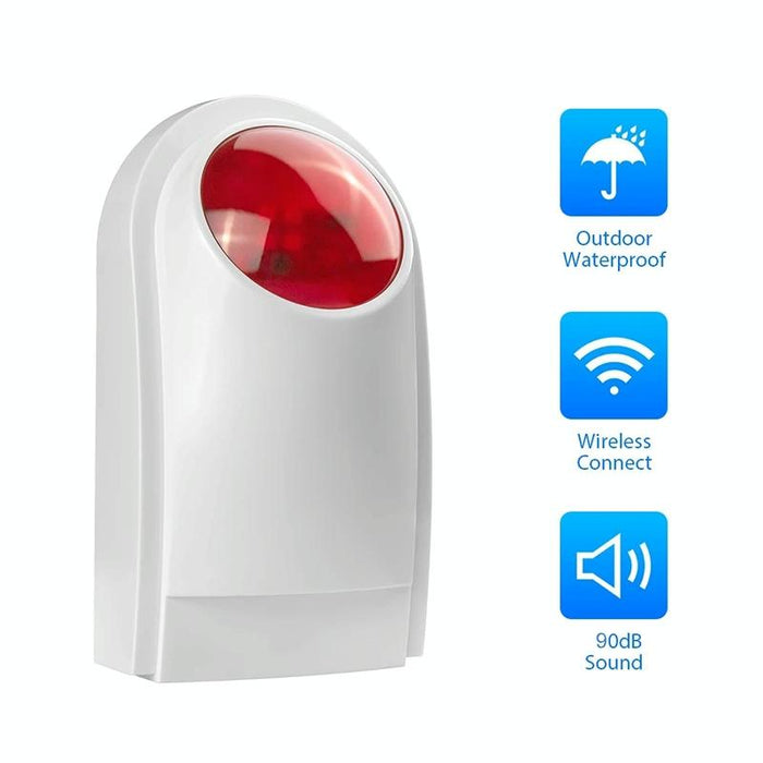 Outdoor Siren With Red Flashlight Pa-100