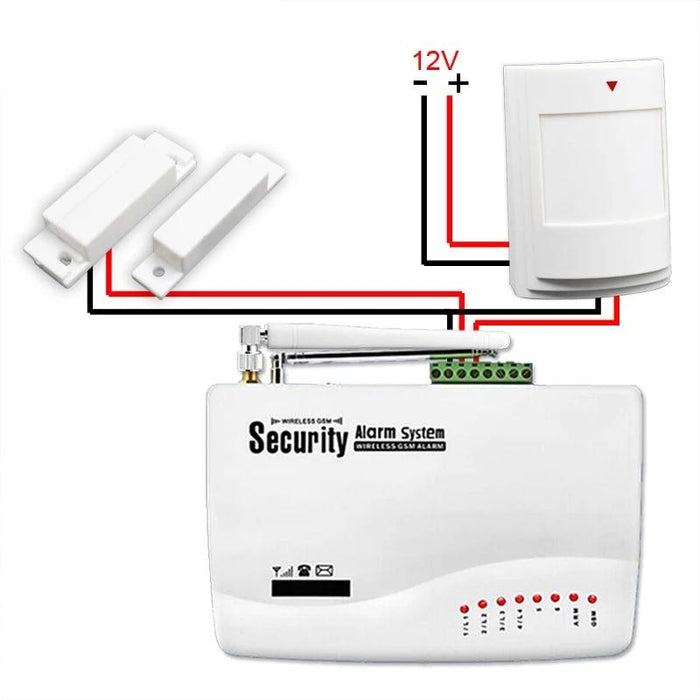 Pa-476 Wired Passive Infrared Wide Angle Pir Motion Sensor Infrared Detector Alarm White