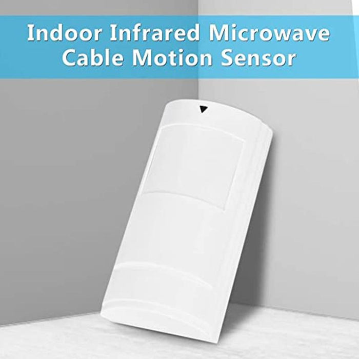 Pa-525D Wired Dual Infrared And Microwave Digital Motion Detector White