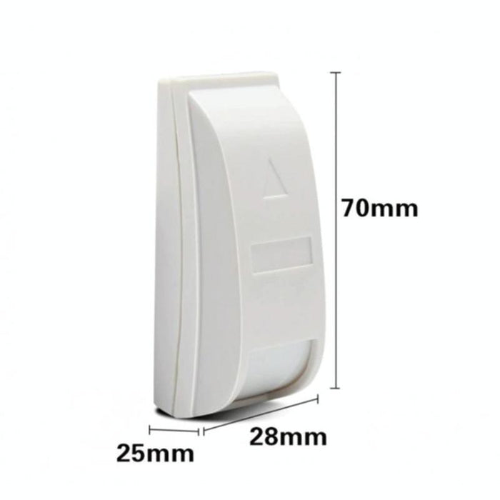 Pa-461 Wired Passive Infrared Curtain Pir Motion Detector Sensor Alarm White