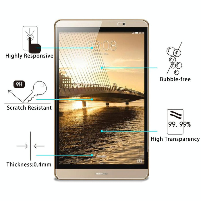 For Huawei Mediapad M2 8.0 0.4Mm 9H Surface Hardness Explosion-Proof Tempered Glass Film