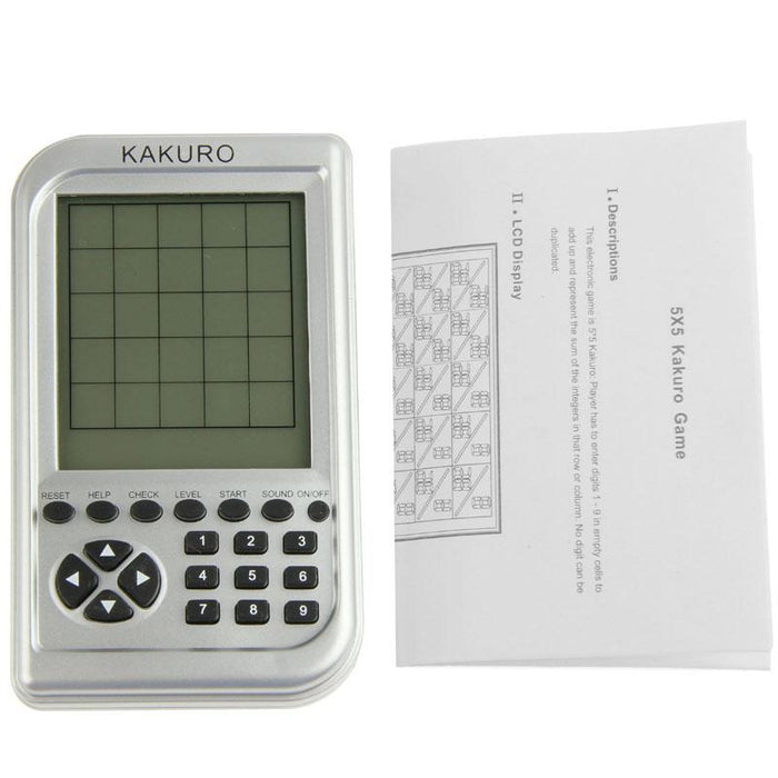 5 x 5 Electronic Kakuro Game Big Screen Squared Machine