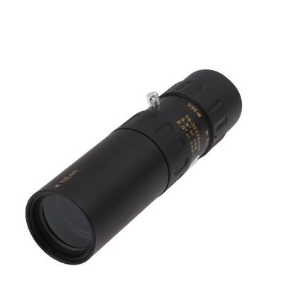 10-30 X 25Mm Telescope Monocular For Backpacking / Hiking Black