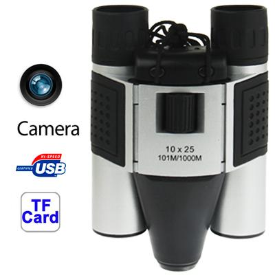 10×25Mm 5 In 1 Binocular Camera & Video Camera & Digital Camera & Pc Cam & Tf Card Reader Digital Camera Binoculars Field Of View 101M/1000M - 135 × 100 × 24Mm