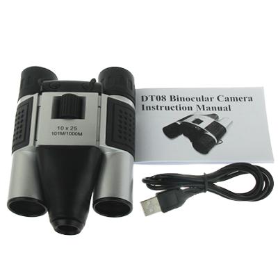 10×25Mm 5 In 1 Binocular Camera & Video Camera & Digital Camera & Pc Cam & Tf Card Reader Digital Camera Binoculars Field Of View 101M/1000M - 135 × 100 × 24Mm