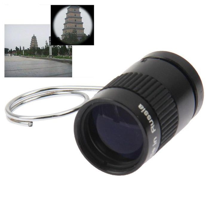 2.5 X 17.5 Mini Monocular Thumb Finger Pocket Telescope Black