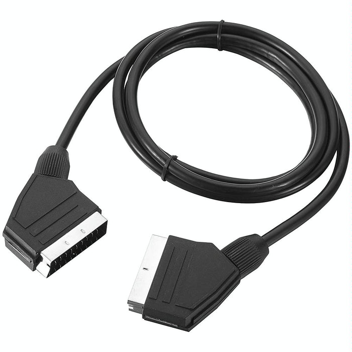 1.5M Scart To Scart Cable For Dvd / Hdtv / Av / Tv - 20 Pin