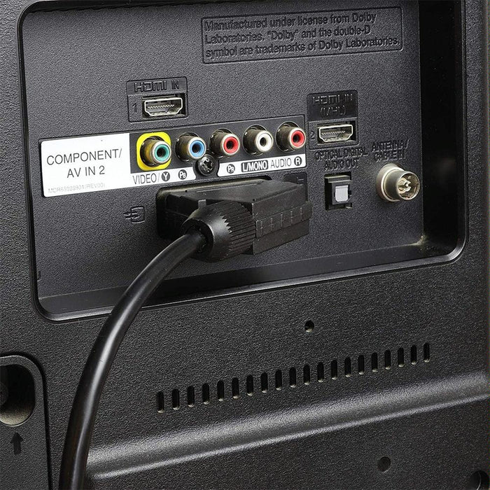 1.5M Scart To Scart Cable For Dvd / Hdtv / Av / Tv - 20 Pin