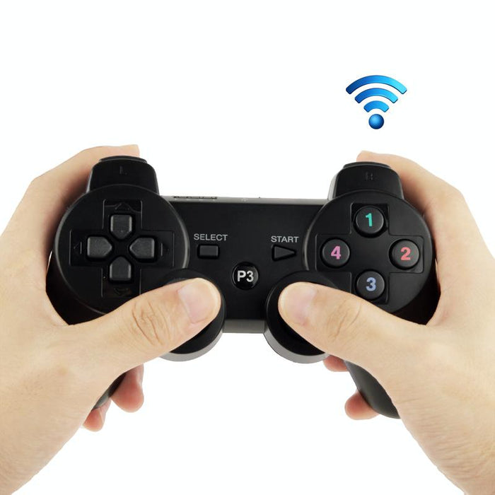 Double Shock Iii Wireless Controller Manette Sans Fil Double Shock Iii For Sony Ps3 Has Vibration Action With Logo