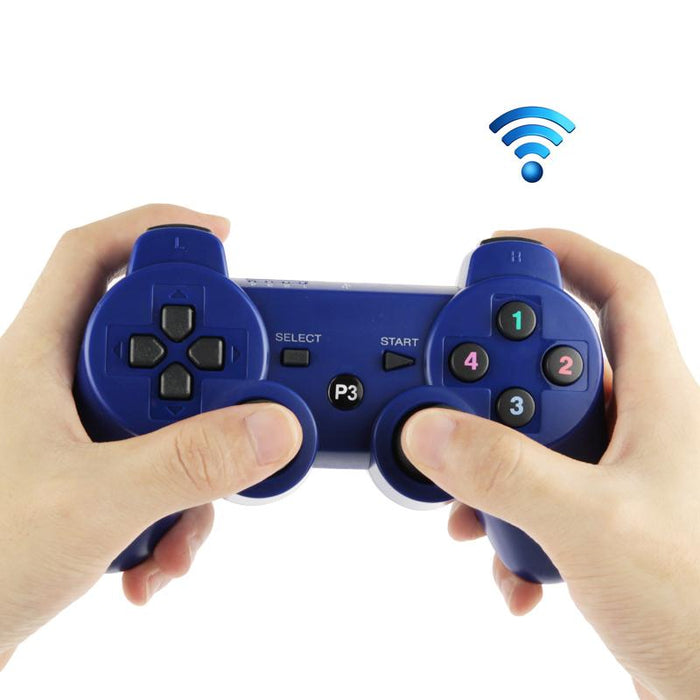 Double Shock Iii Wireless Controller Manette Sans Fil Double Shock Iii For Sony Ps3 Has Vibration Action With Logo