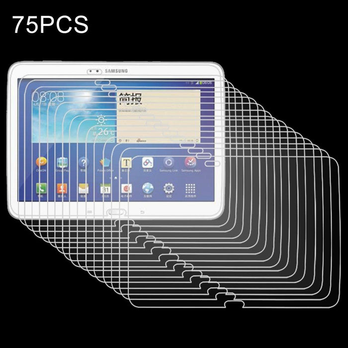 75 Pcs 0.4Mm 9H+ Surface Hardness 2.5D Explosion-Proof Tempered Glass Film For Samsung Galaxy Tab 3 10.1 / P5200