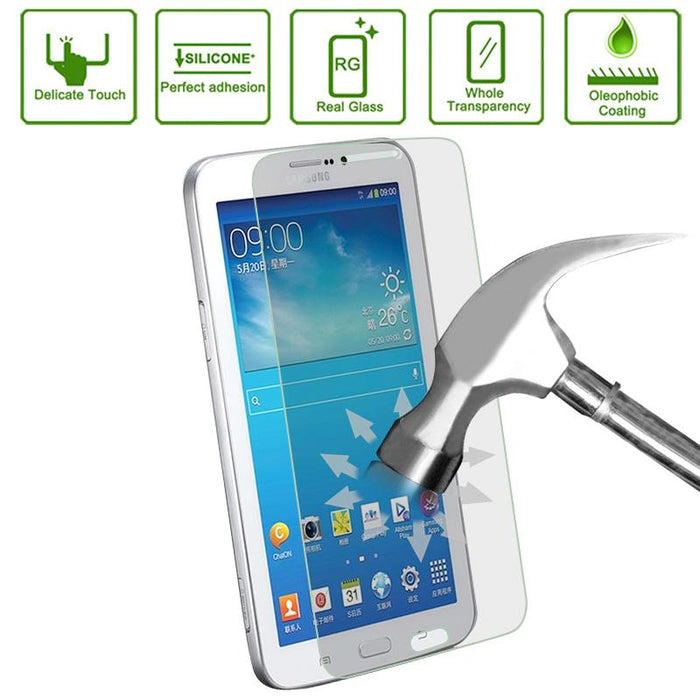 0.4Mm 9H+ Surface Hardness 2.5D Explosion-Proof Tempered Glass Film For Samsung Galaxy Tab 3 7.0 / P3200