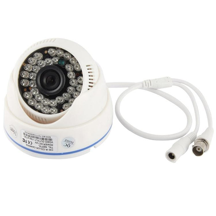 3.6Mm Lens Abs Material Colour Infrared Camera With 36 Led- Ir Distance 20M