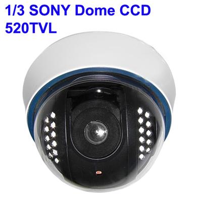 1 / 3 Sharp Colour Dome Ccd Camera- Ir Distance 15M