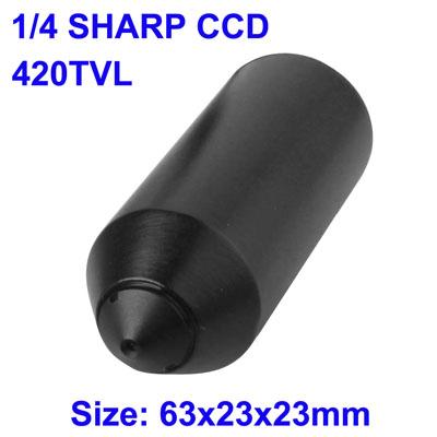 1 / 4 Sharp Colour Mini Ccd Camera Mini Pin Hole Lens Camera - Size 63 X 23 X 23Mm