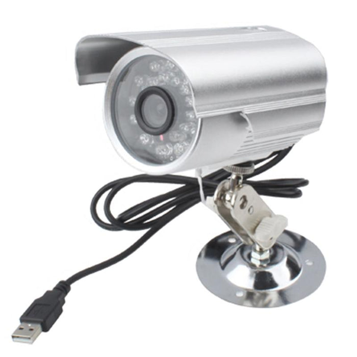 Digital Video Recorder Camera With Tf Card Slot Support Sound Recording / Night Vision / Motion Detection Function Silver - Distance 10M