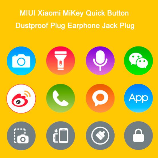 Xiaomi Mikey Quick Button Dustproof Plug Earphone Jack Plug